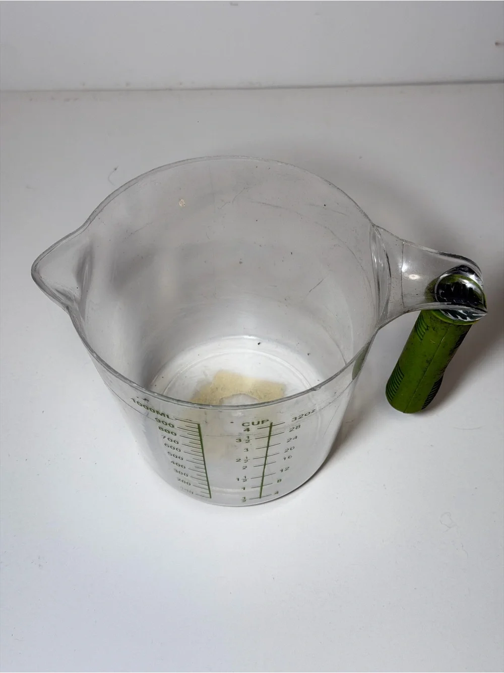 Set of 3 Clear Plastic Measuring Cups set